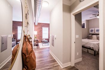 Bedroom And Hallway at The Foundry, Indiana, 46617